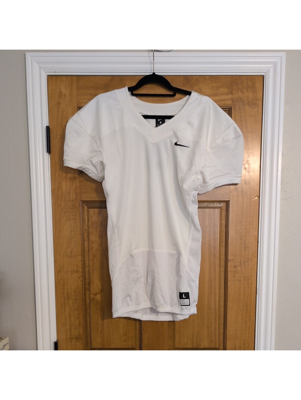 Nike mens football training jersey Vapor Pro X-Large White 845929-106 $75 NEW